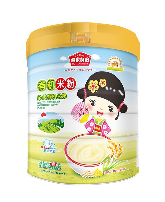 米粉口感细腻更加适合辅食添加  本家良田杂粮有机米粉给宝宝天然营养