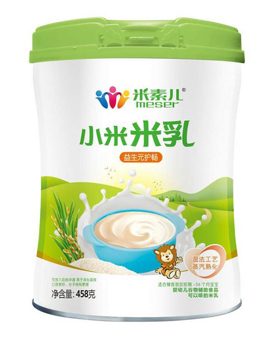 米素儿小米米乳营养丰富全面·细腻顺滑 辅食期宝宝的优质之选