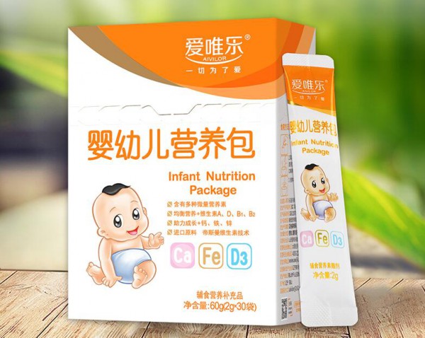 爱唯乐婴幼儿辅食营养包  6-36个月宝宝补充钙铁锌助力成长