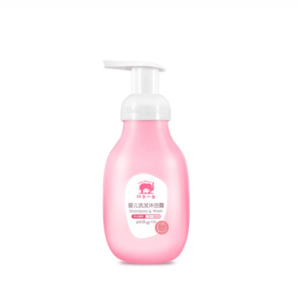 红色小象婴儿洗发沐浴露二合一   氨基酸+椰油精华·让宝宝肌肤既洁净又水嫩