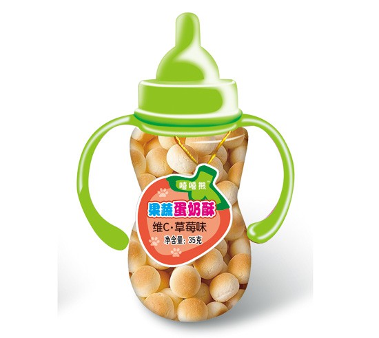 嘻嘻熊果蔬蛋奶酥营养美味 为宝宝提供更多营养呵护