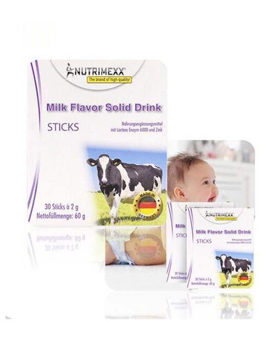 Nutrimexx优萃美含乳固体饮料-乳糖酶 有效改善宝宝乳糖不耐受