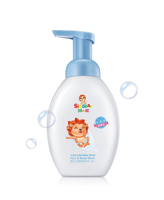狮比地婴幼儿沐浴洗发水二合一 温和洁净 让宝宝爱上洗澡