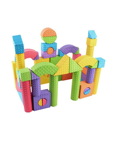 最适合宝宝的玩具：孩子宝贝EVA拼搭积木玩具好玩又益智