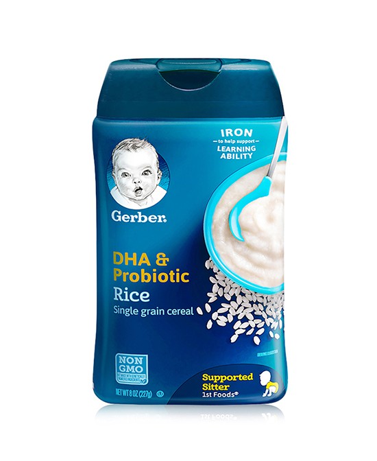 婴幼儿辅食第一选择 嘉宝DHA益生菌大米米粉 品质保证 父母放心