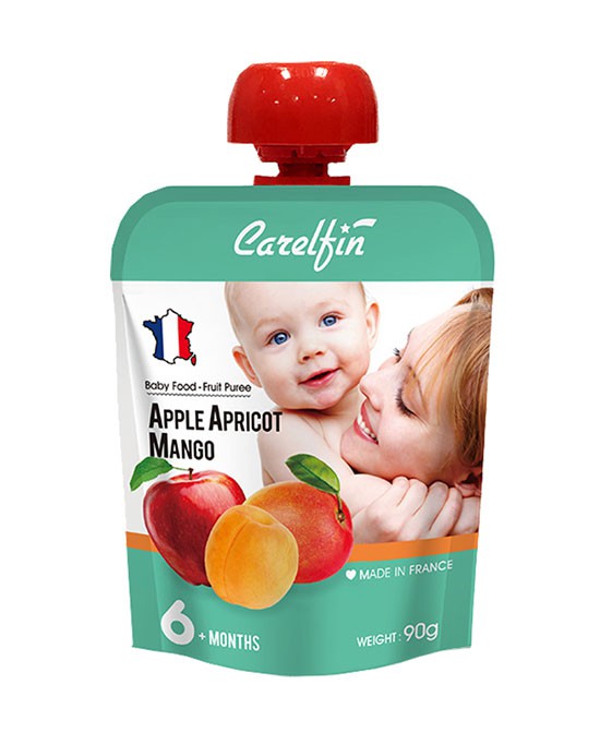 可儿芬果汁泥天然果味酸甜适宜 宝宝夏季补充维生素的好帮手