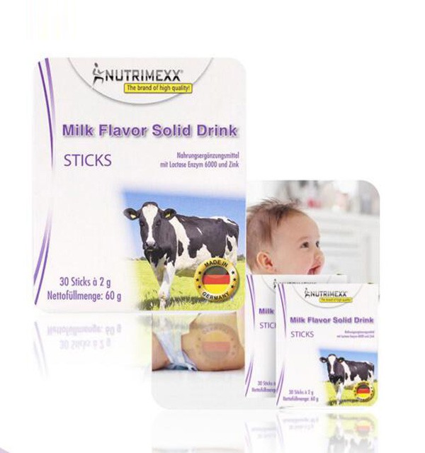 Nutrimexx优萃美含乳固体饮料-乳糖酶：缓解宝宝乳糖不耐受症带来的困扰