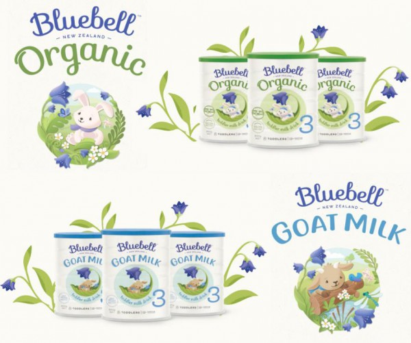 Bluebell宝乐贝儿有机奶粉&羊奶粉全新上市，为宝宝带来新西兰的品质享受