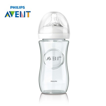 新安怡AVENT进口玻璃奶瓶 每一口都似母乳 有效防止宝宝胀气
