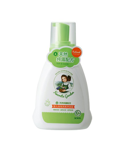 安贝儿泡泡洗发沐浴露温和洁净·保湿又滋养 呵护宝宝肌肤&头皮健康