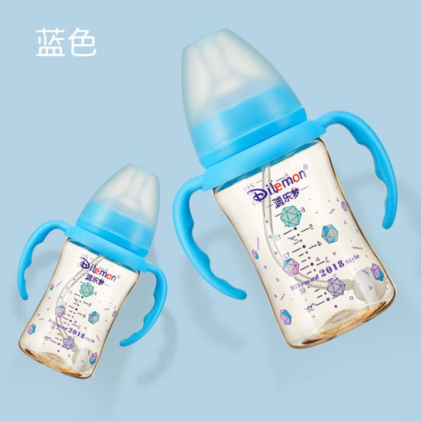 迪乐梦时尚PPSU感温奶瓶   耐高温达180度可以放心的给宝宝用