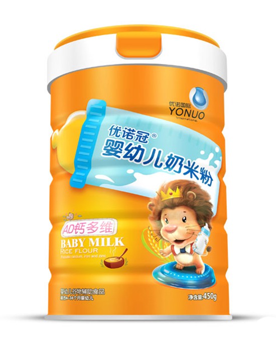优诺冠奶米粉口感好·易吸收   更加适合宝宝的辅食添加