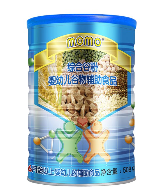 momo谷物米粉营养丰富  更加适合辅食的添加