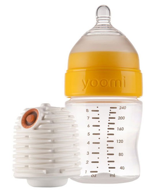 yoomi奶瓶无须电源自加热的奶瓶   宝宝可以随时喝到新鲜母乳温度的奶