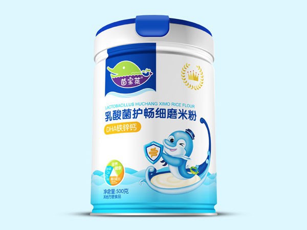 茵宝莱乳酸菌护畅细磨米粉 初次添加辅食的宝宝的理想选择