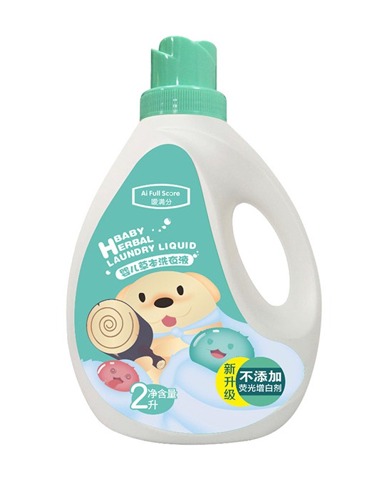 宝宝洗衣液如何挑选   嗳满分婴儿草本洗衣液轻松洗涤·天然洁净