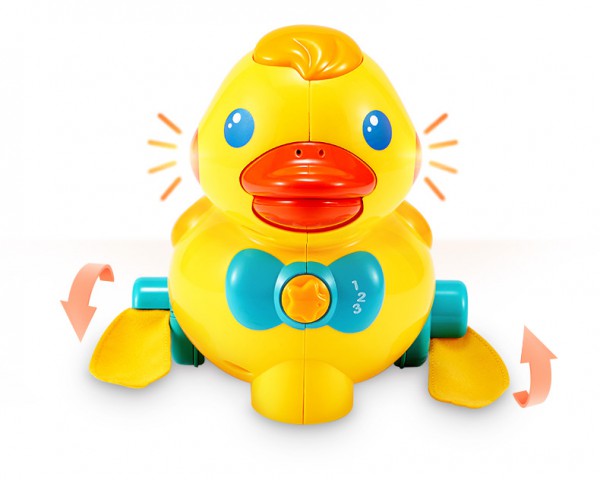 澳贝婴儿益智下蛋鸭玩具    增加宝宝爬行的小乐趣