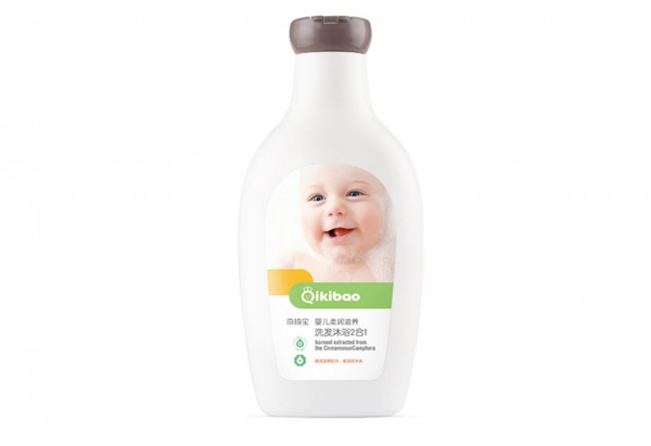QIKIBAO 奇琦宝婴儿沐浴露洗发水二合一    温和洁净·宠护宝宝娇嫩的肌肤