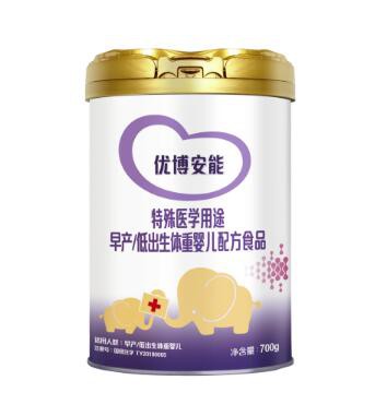 圣元優(yōu)博安能早產(chǎn)嬰幼兒配方食品       助力早產(chǎn)寶寶盡快追趕生長