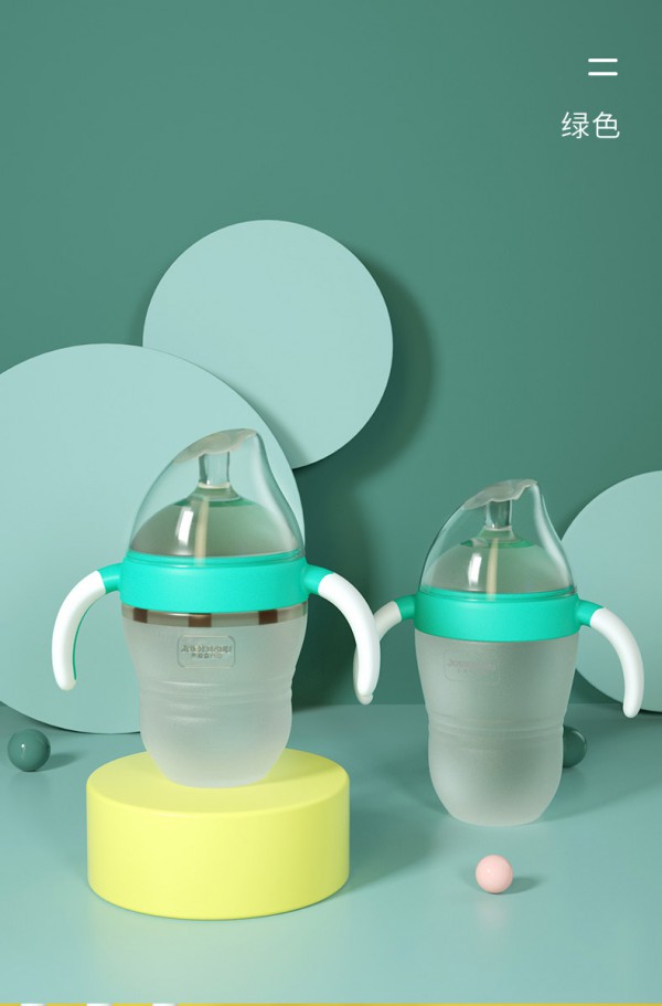 小袋鼠巴布婴儿硅胶奶瓶    帮助宝宝轻松度过断奶期