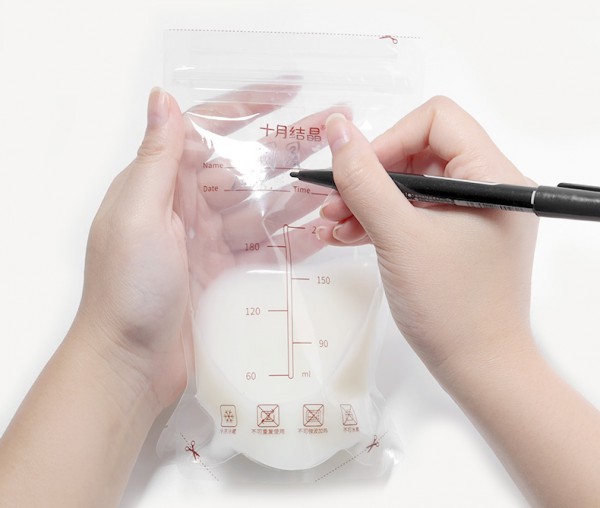 十月结晶母乳保鲜储奶袋     三口出奶设计·倒奶随心意