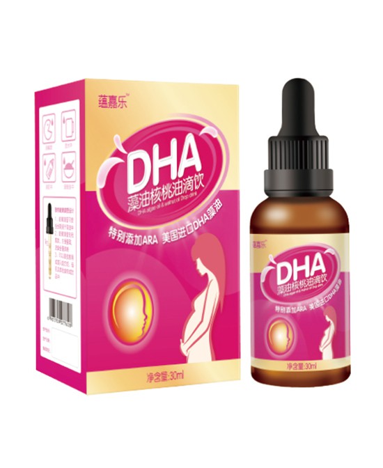 孕妈妈补充DHA有哪些作用  蕴嘉乐DHA藻油核桃油滴饮
