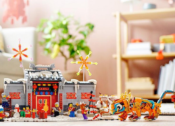 乐高新春系列  中国风积木拼装儿童玩具