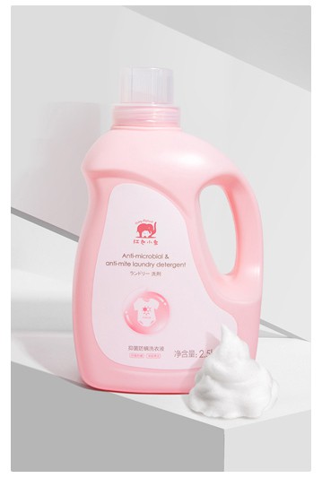 红色小象婴儿抑菌除螨洗衣液    多维去污·柔和清洁呵护宝宝肌肤健康