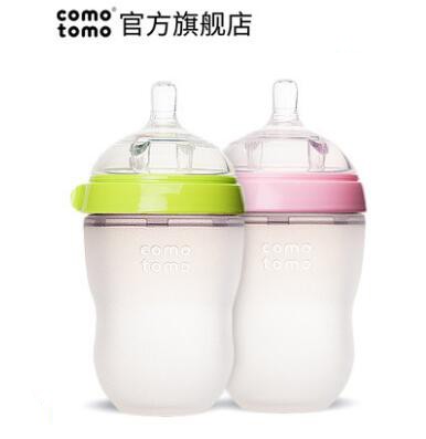 comotomo可么多么硅胶仿母乳奶瓶   从宝宝角度精心设计、研发