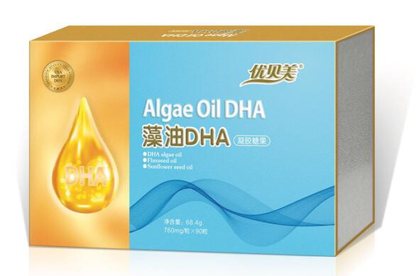 优贝美藻油DHA凝胶糖果   营养均衡全面好吸收