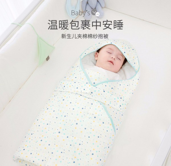 英氏婴儿纯棉抱被睡袋   让宝宝在温暖的包裹中安睡