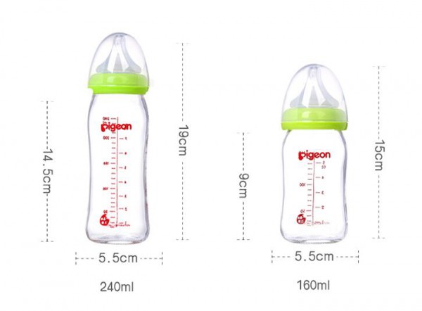 Pigeon贝亲婴儿宽口奶瓶     帮助实现亲喂和瓶喂之间的轻松转换