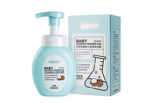 KUB可优比婴儿沐浴露洗发水二合一    温和无泪配方·呵护宝宝稚嫩的皮肤