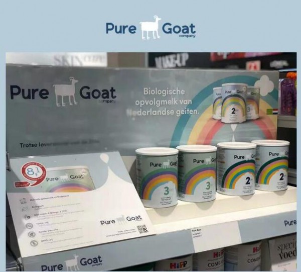 Pure Goat Compan有机婴幼儿配方羊奶粉   以跨境电商的模式来面向中国消费者