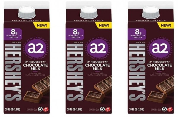 A2牛奶公司和好时的团队合作推出巧克力牛奶