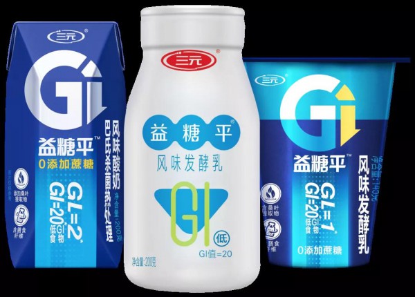 功能型健康乳品大热：三元推出新品益糖平酸奶  比0蔗糖更无忌