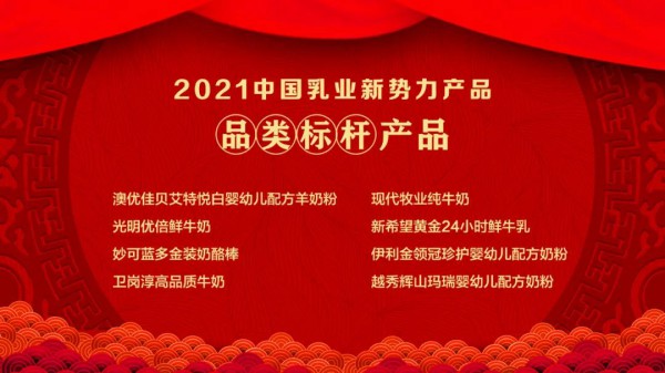 刚刚！“2021中国乳业新势力企业”、“2021中国乳业新势力产品”榜单重磅发布！