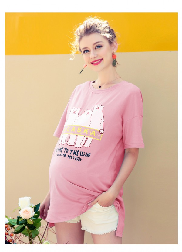 十月名裳孕妇T恤   时尚款式网红休闲孕妇T  产前产后皆可穿