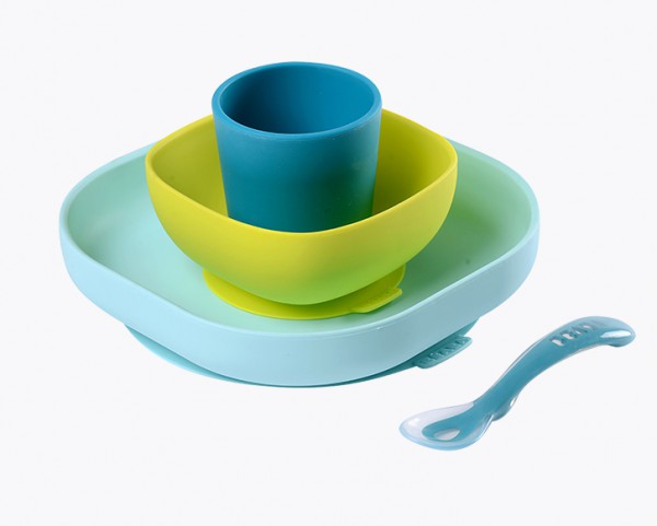 BEABA婴儿硅胶吸盘式辅食碗     培养宝宝优雅进餐仪态