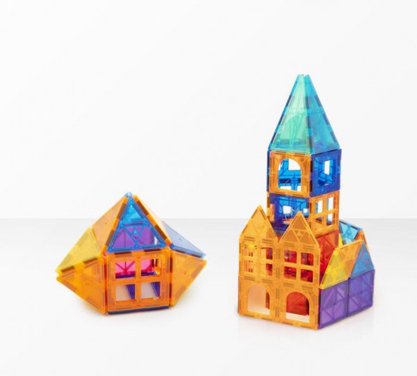 曼龙彩窗磁力片多功能磁性拼装积木  益智儿童吸铁石玩具