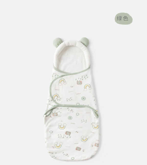 乖奇熊宝宝防惊跳纯棉抱被睡袋  全包裹贴合·给宝宝满满的安全感