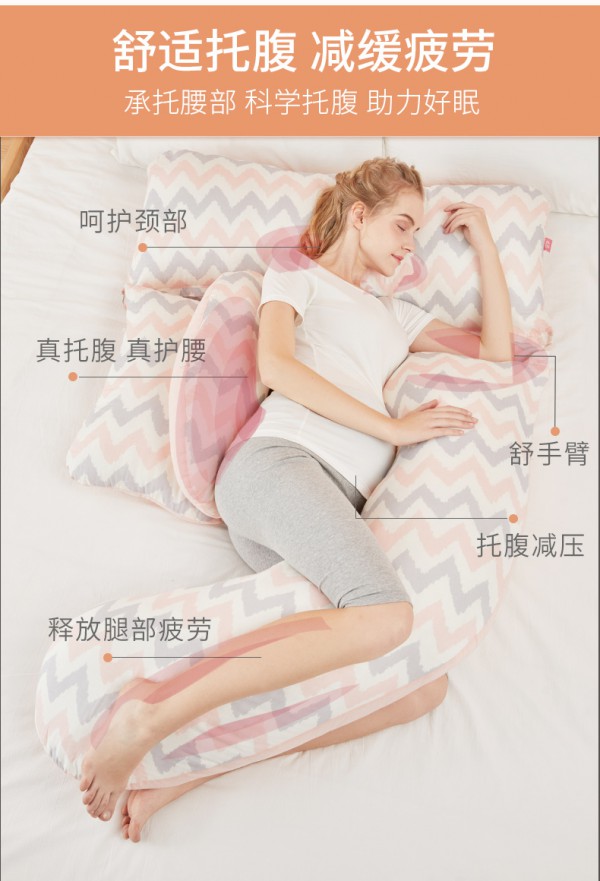 乐孕孕妇枕 舒适托腹·承托腰背 助力孕期妈妈安享深睡眠