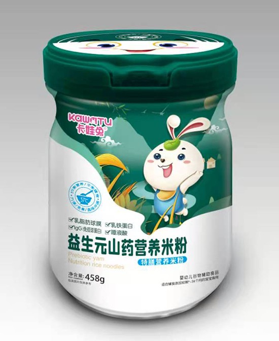 卡娃兔营养米粉系列 口感香醇易吸收 宝宝爱吃不上火
