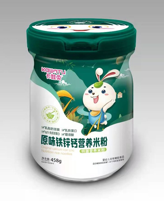 卡娃兔营养米粉系列 口感香醇易吸收 宝宝爱吃不上火