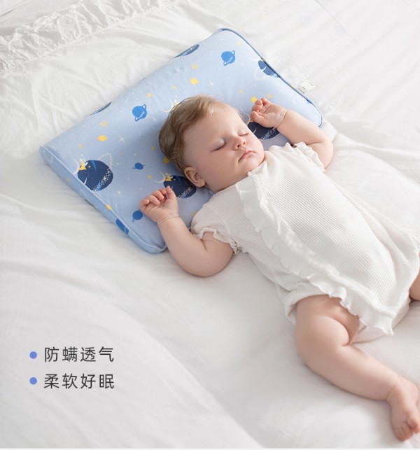 夏季如何给宝宝挑选枕头   婧麒宝宝硅胶深度睡眠云感枕好吗