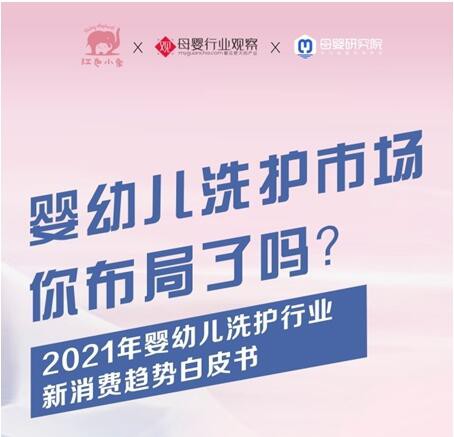 紅色小象重磅發(fā)布《2021年嬰幼兒洗護(hù)行業(yè)新消費(fèi)趨勢白皮書》