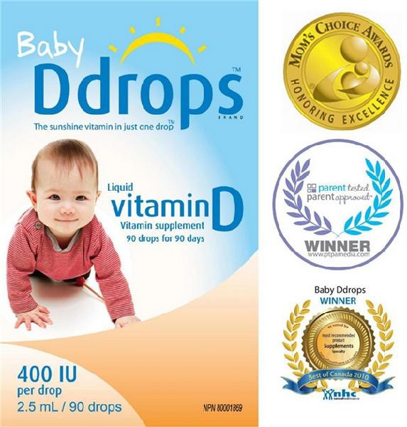 如何正确选择宝宝维生素D Ddrops维生素d3宝宝补钙的必备