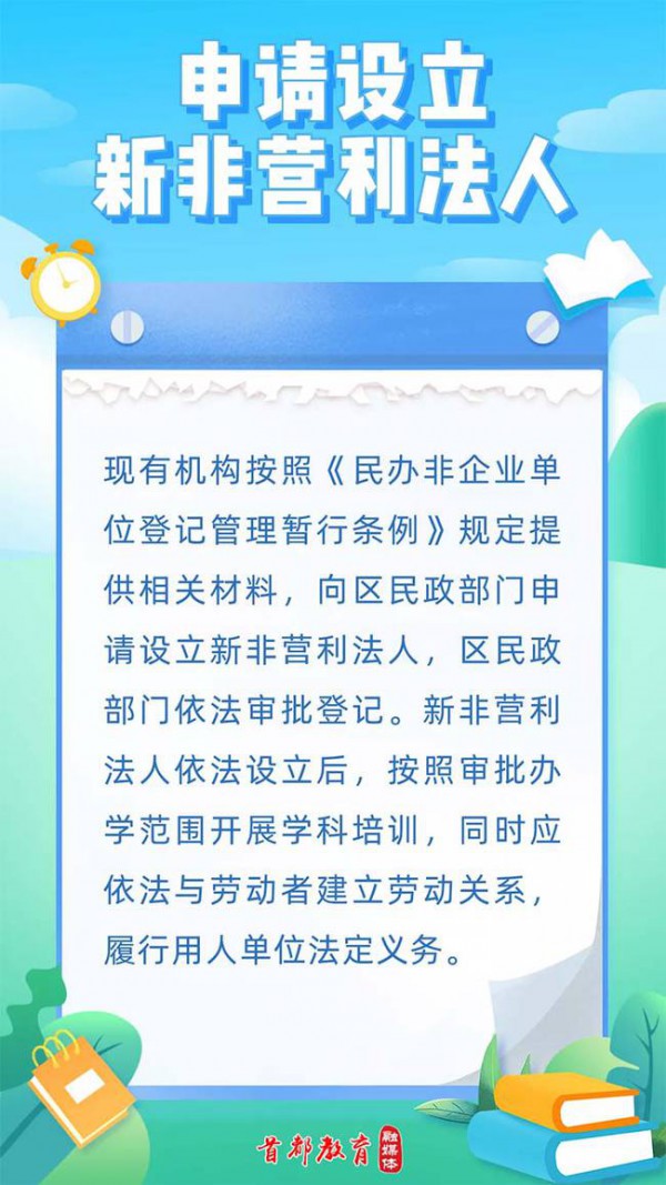 北京市義務教育學科類培訓機構“營轉非”年底前完成