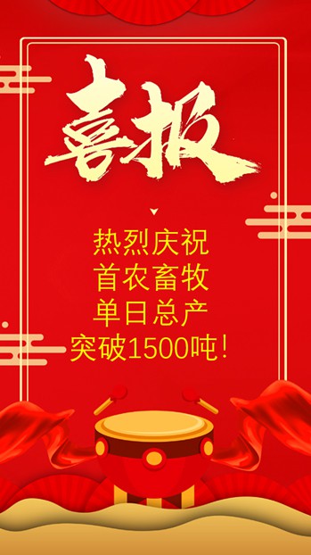 首農(nóng)畜牧日總產(chǎn)奶突破1500噸，創(chuàng)歷史新高！