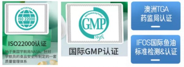 營(yíng)養(yǎng)品中的GMP、SGS、ISO22000等8個(gè)認(rèn)證究竟是什么 分別代表了什么意思